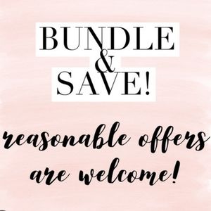 Bundle 2,3, 4 items and save 15, 25, 40% or more!